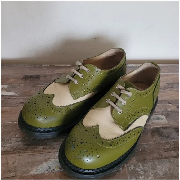 JOHN FLUEVOG Vintage Angels Michael Wingtip Lace Up Oxford Shoes size 9.5 - Picture 3 of 10